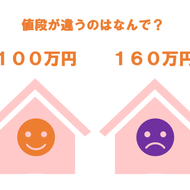 外壁塗装業者による金額の違い