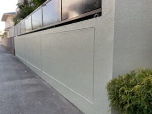 外塀塗装施工後