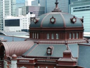 天然スレート屋根【東京駅の屋根】