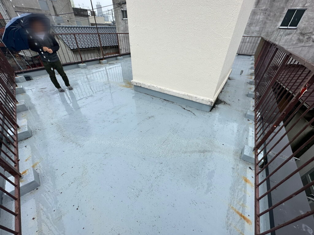 大牟田市N様の施工前の屋上