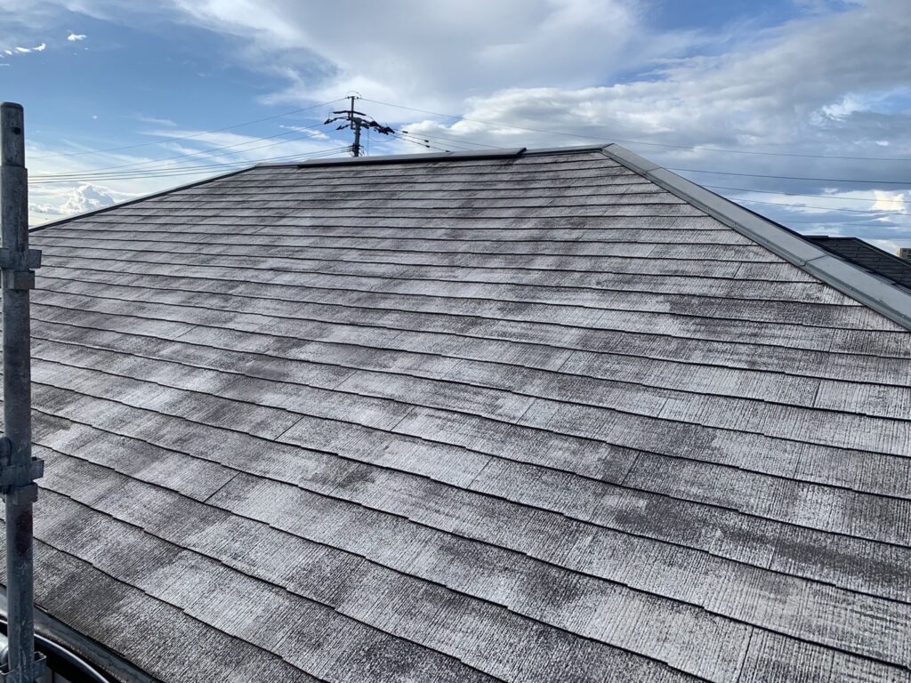 久留米市N様の屋根高圧洗浄完了