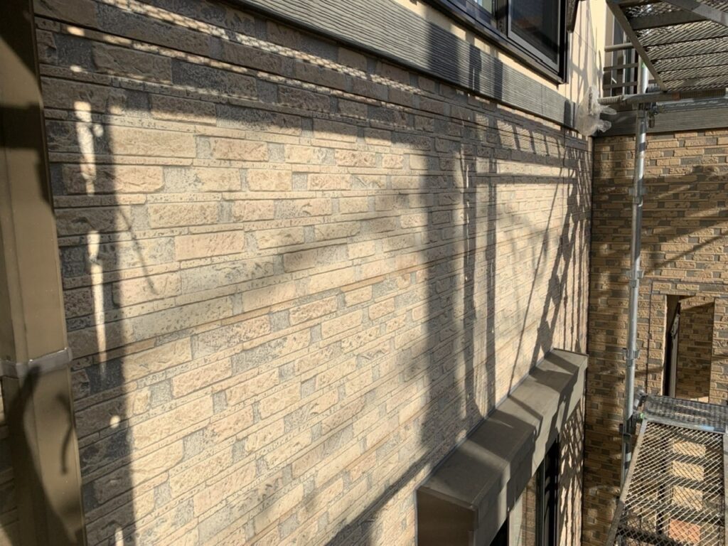 筑紫野市光が丘T様邸の1F外壁の高圧洗浄完了