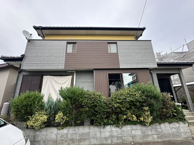 久留米市三瀦町のN様邸の施工前の外観