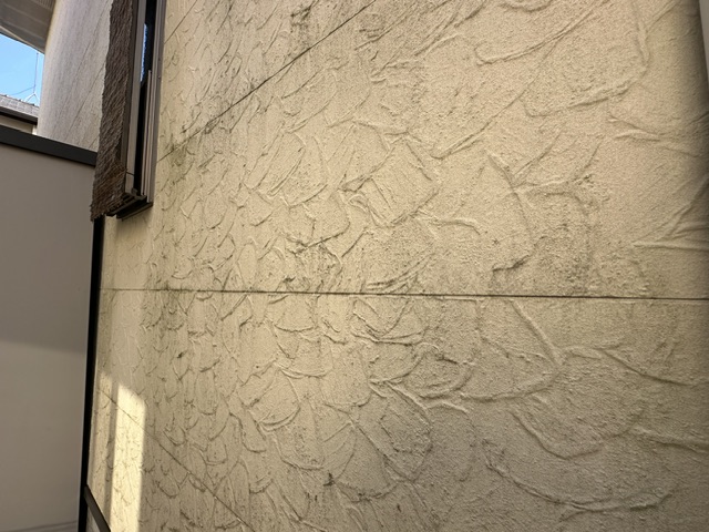 久留米市西町S様邸の外壁の色あせ