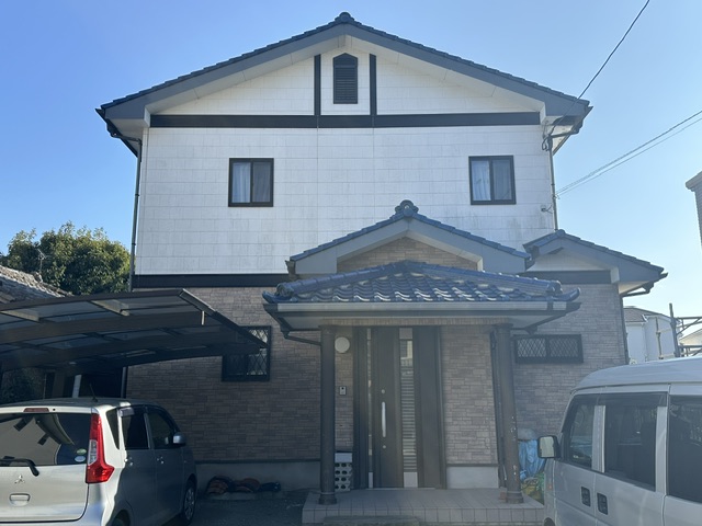 福岡県久留米市大善寺町K様邸の施工前の外観