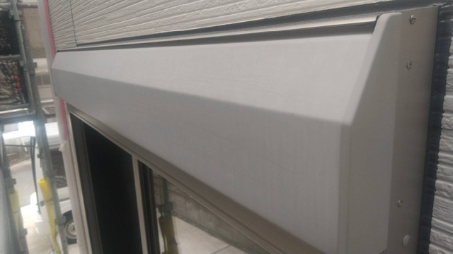 久留米市梅満町U様邸宅のシャッターボックス