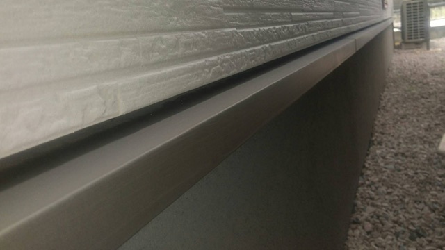 久留米市梅満町U様邸宅の水切り