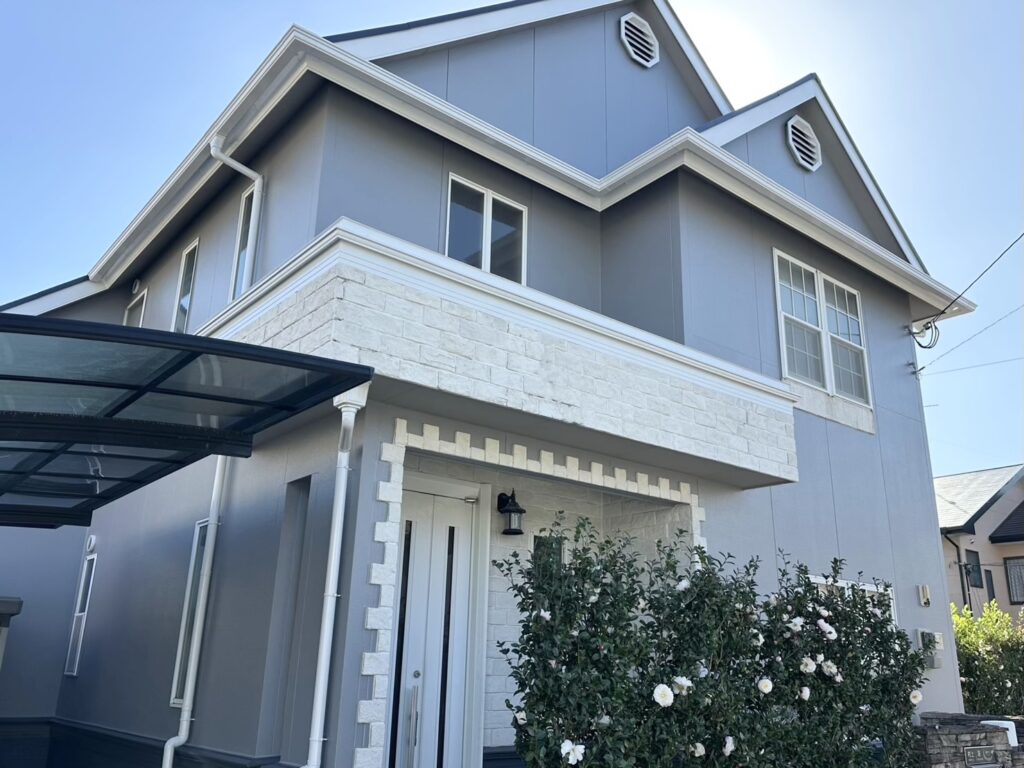小郡市美鈴が丘M様邸の施工後の外観