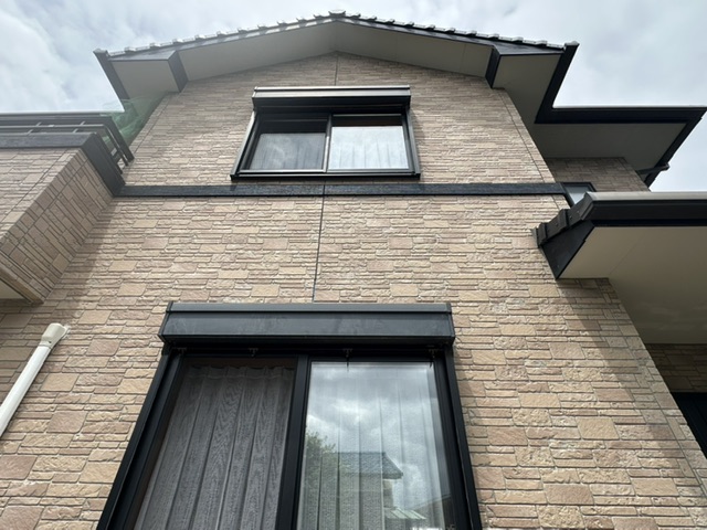 柳川市南浜武・O様邸の外壁の色あせ