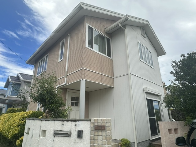 久留米市大善寺H様邸の施工前の外観