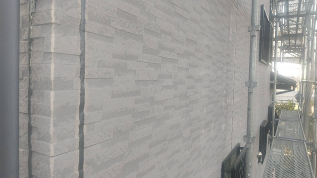 久留米市三潴町H様邸宅の外壁の高圧洗浄前