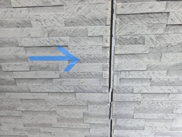 久留米市三潴町H様邸の目地シーリングの施工前