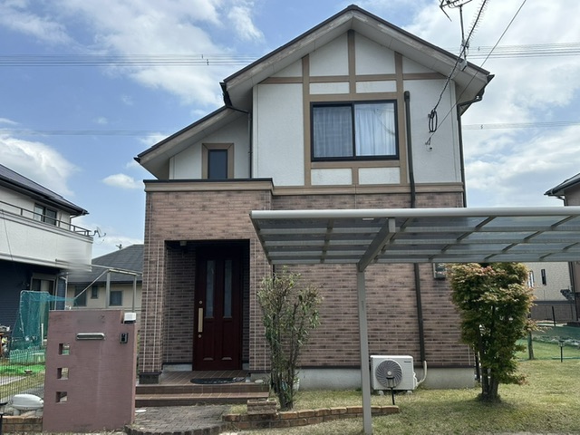 小郡市三国ヶ丘M様邸の施工前の外観