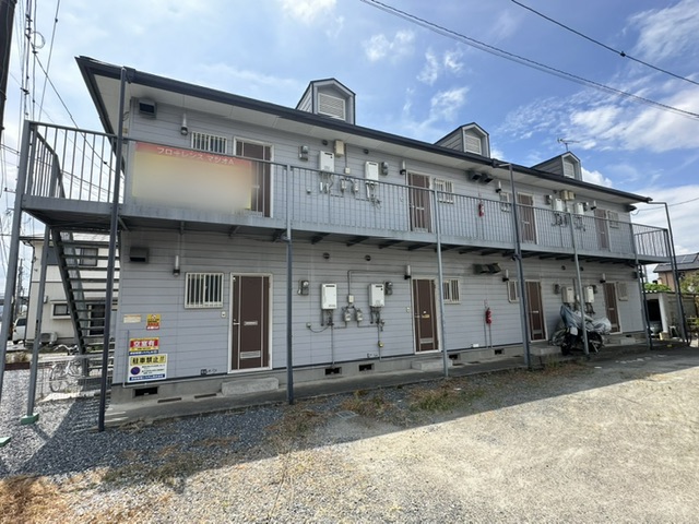 福岡県久留米市山川町F様アパートの施工前の外観2