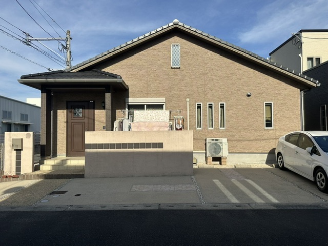 福岡県久留米市F様邸-外壁塗装-塗装前の外観