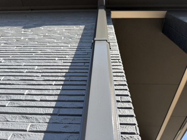 福岡県久留米市F様邸-外壁塗装-塗装後の雨樋