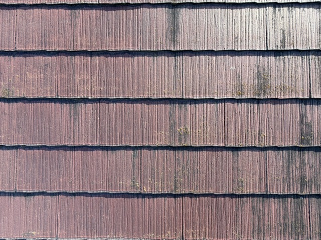 福岡県久留米市-屋根外壁塗装-屋根の色あせ