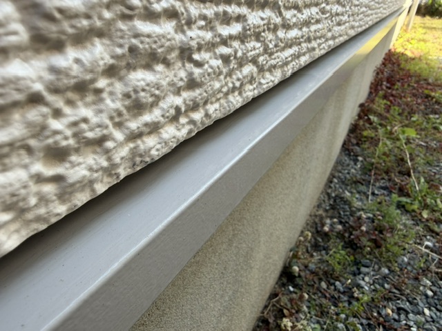 佐賀県鳥栖市-外壁塗装・屋根塗装-施工後の水切り-M様邸