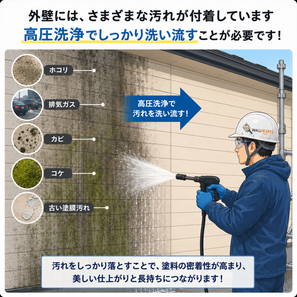 高圧洗浄の役割