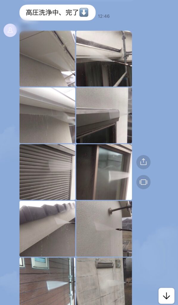 福岡県久留米市-外壁塗装-作業完了報告-Y様邸