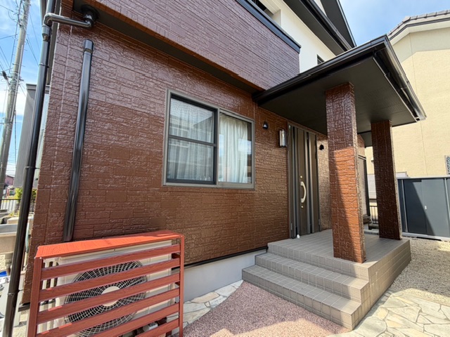 福岡県久留米市北野町-屋根塗装＆外壁塗装-施工後の外観3-S様邸