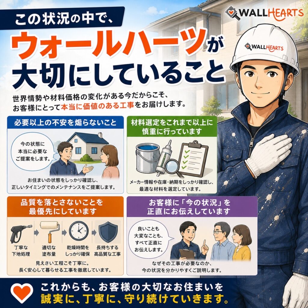 ウォールハーツが大切にしていること