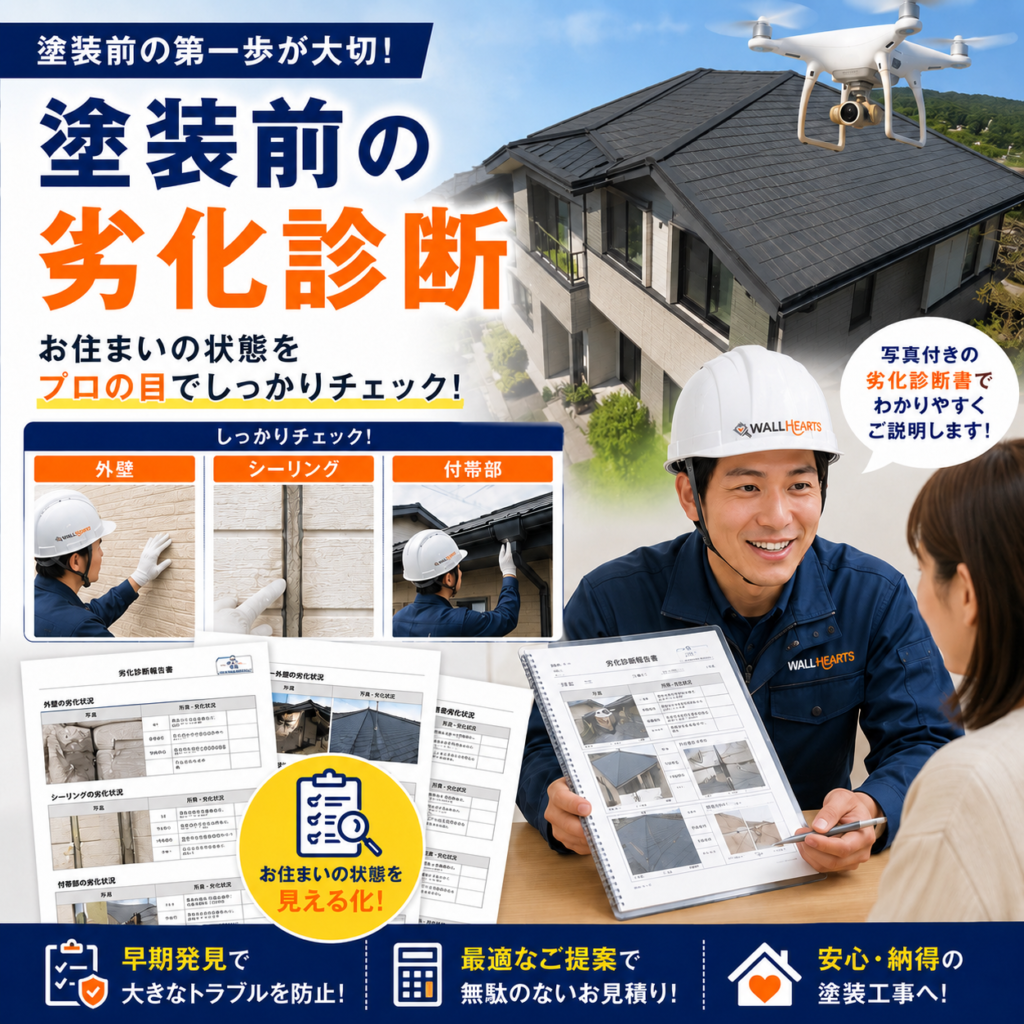 塗装前の劣化診断