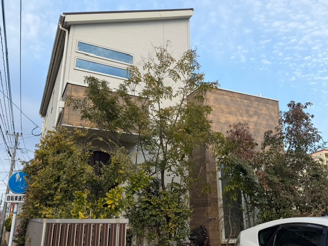 福岡県久留米市-外壁塗装・屋根塗装-施工前の外観-A様邸