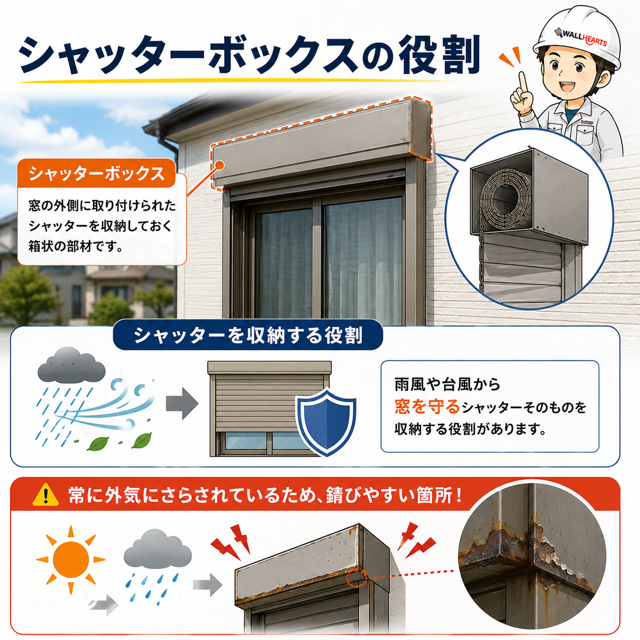 シャッターボックスの役割と機能