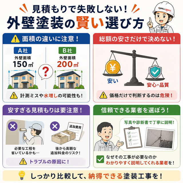 外壁塗装業者の失敗しないための選び方