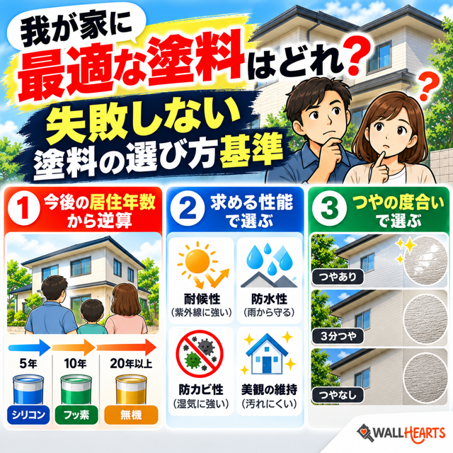 我が家に最適な塗料はどれ？失敗しない塗料の選び方基準