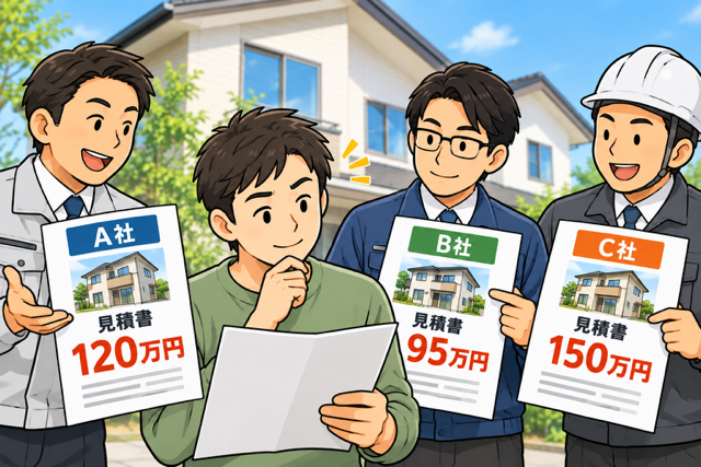 相見積もりを取るお客様
